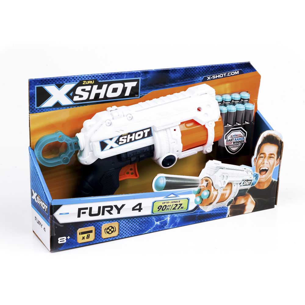 X-Shot EXCEL FURY Rapid Fire Blaster 8 rounds (36185Z)