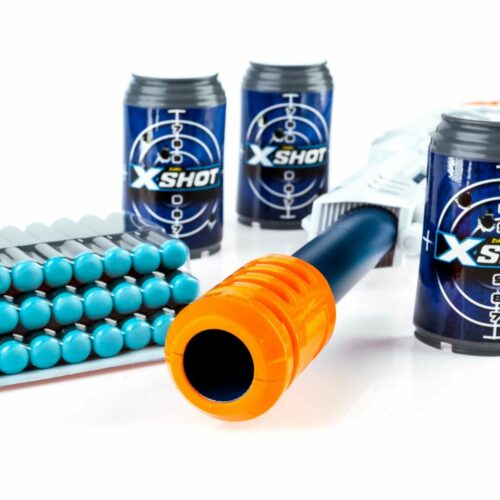 X-Shot EXCEL Max Attack Rapid Fire Blaster (3 cans, 24 rounds)