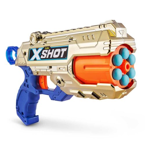 Скорострельный бластер X-Shot EXCEL Reflex 6 Double Golden (36480Z)