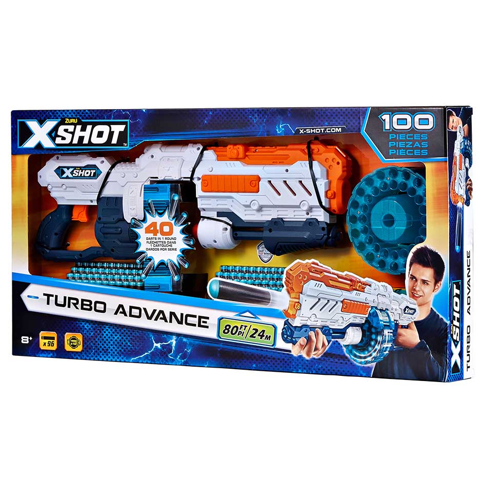 X-Shot EXCEL Turbo Advance Rapid Fire Blaster (36136Z)