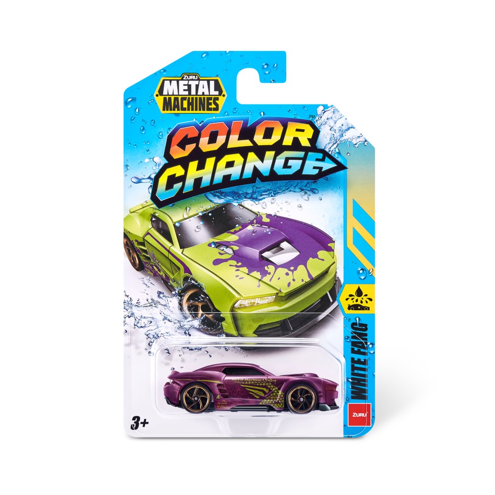 Машинка в ассортименте METAL MACHINES CAR COLOR CHANGE (67100)