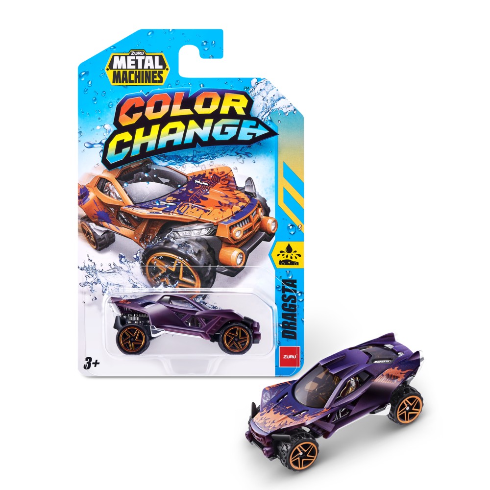 Машинка в ассортименте METAL MACHINES CAR COLOR CHANGE (67100)