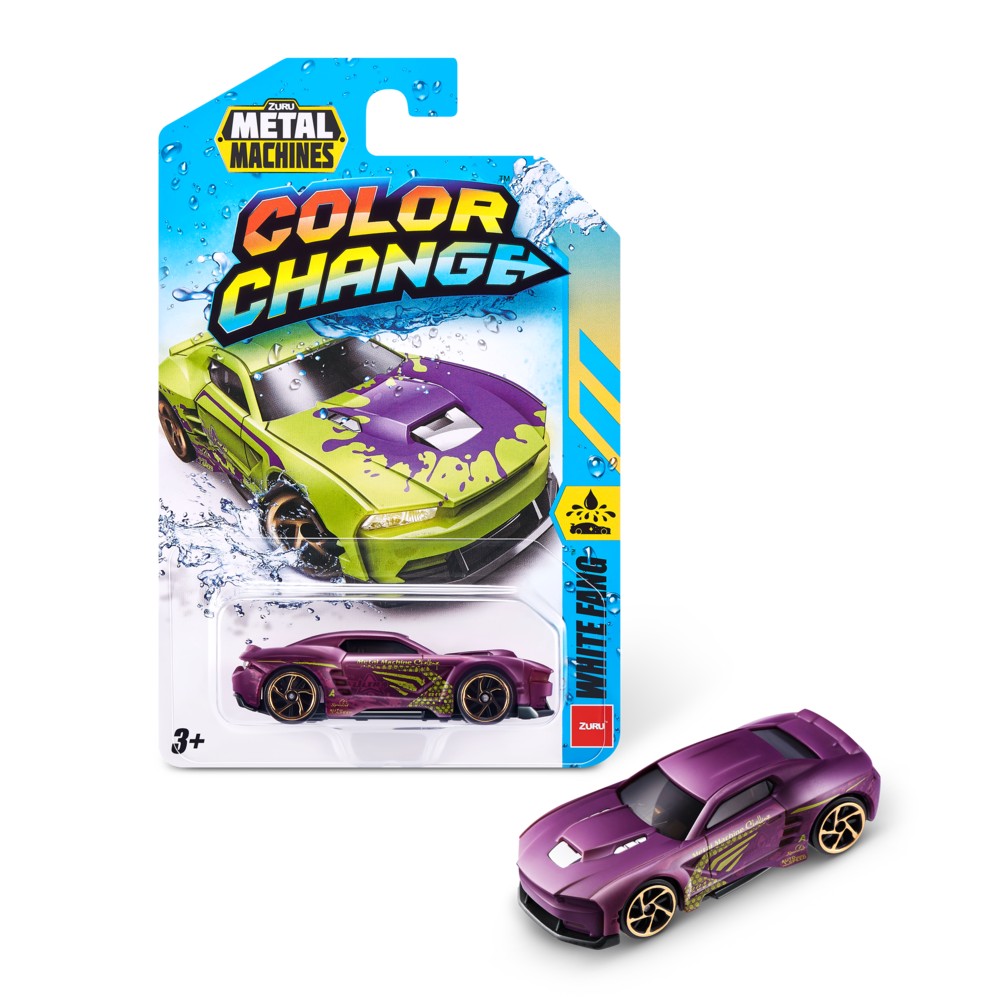 Машинка в ассортименте METAL MACHINES CAR COLOR CHANGE (67100)