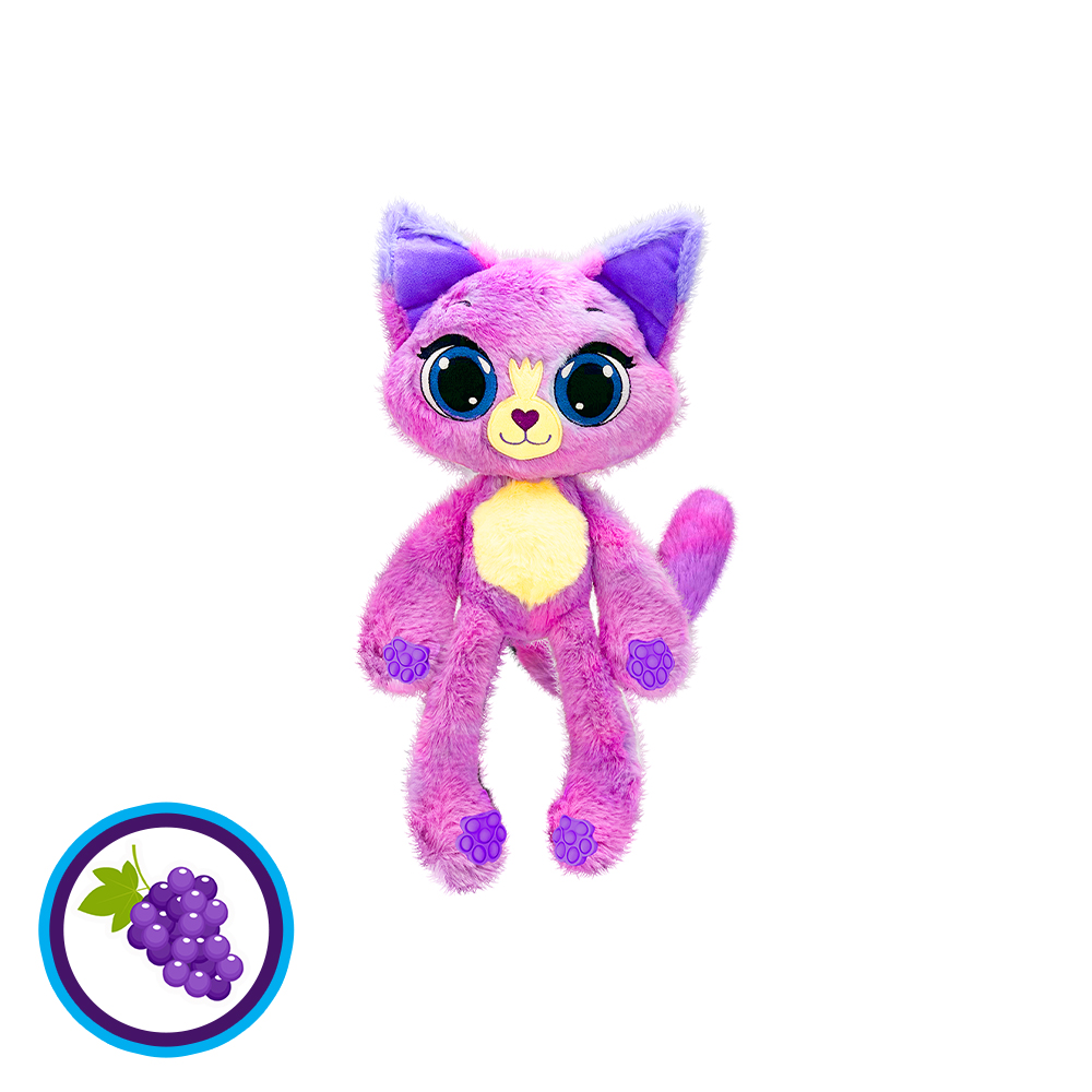 Soft toy Bubble Pops mini “Grape kitten” (2402005/5)