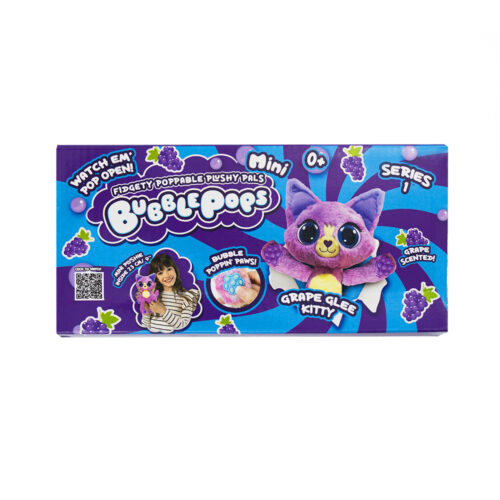 Soft toy Bubble Pops mini “Grape kitten” (2402005/5)