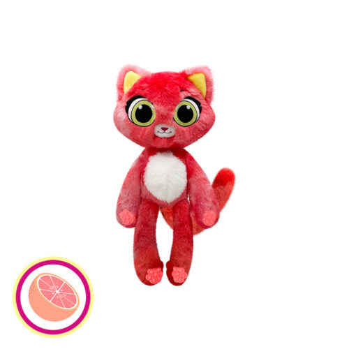 Soft toy mini Bubble Pops “Grapefruit cat” (2402005/12)