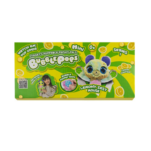 Soft toy mini Bubble Pops “Lemon Mouse” (2312005/3)