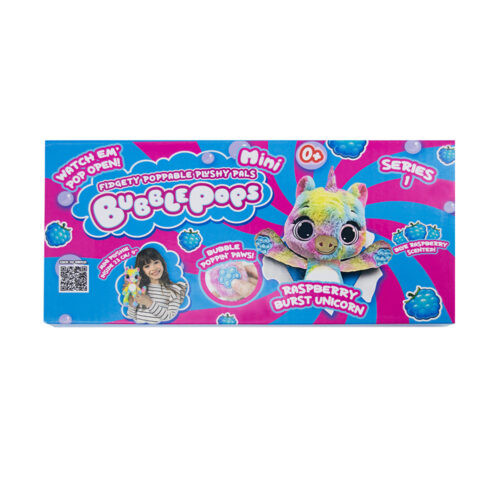 Soft toy mini Bubble Pops “Raspberry Unicorn” (2312005/1)