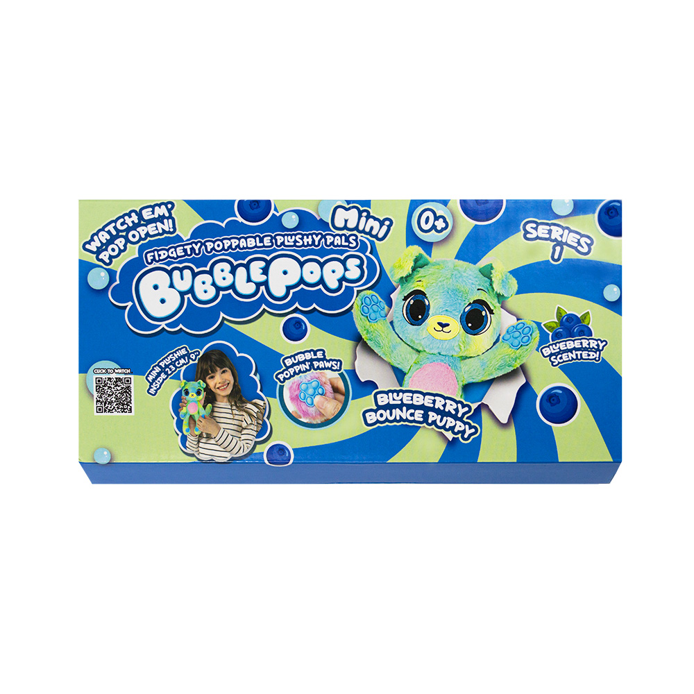 Soft toy mini Bubble Pops “Blueberry puppy” (2312005/2)