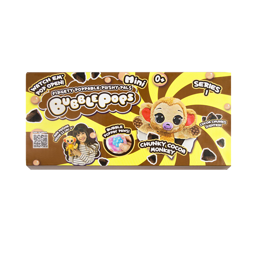 Soft toy mini Bubble Pops “Chocolate monkey” (2312005/6)