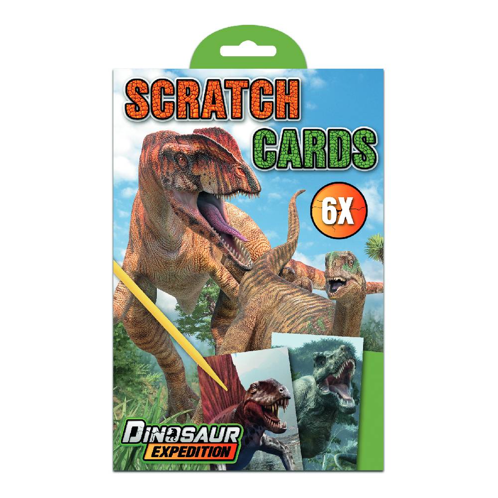 Dinosaur Expedition Scratch Coloring Book (961039)