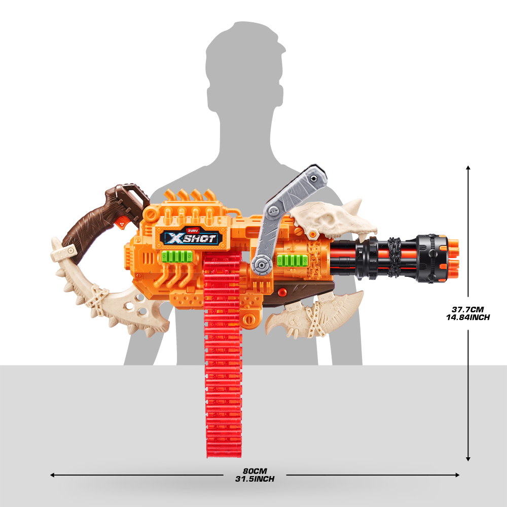 Скорострельный бластер X-Shot Insanity Horrorfire Dread Hammer (48 патронов) (36733)