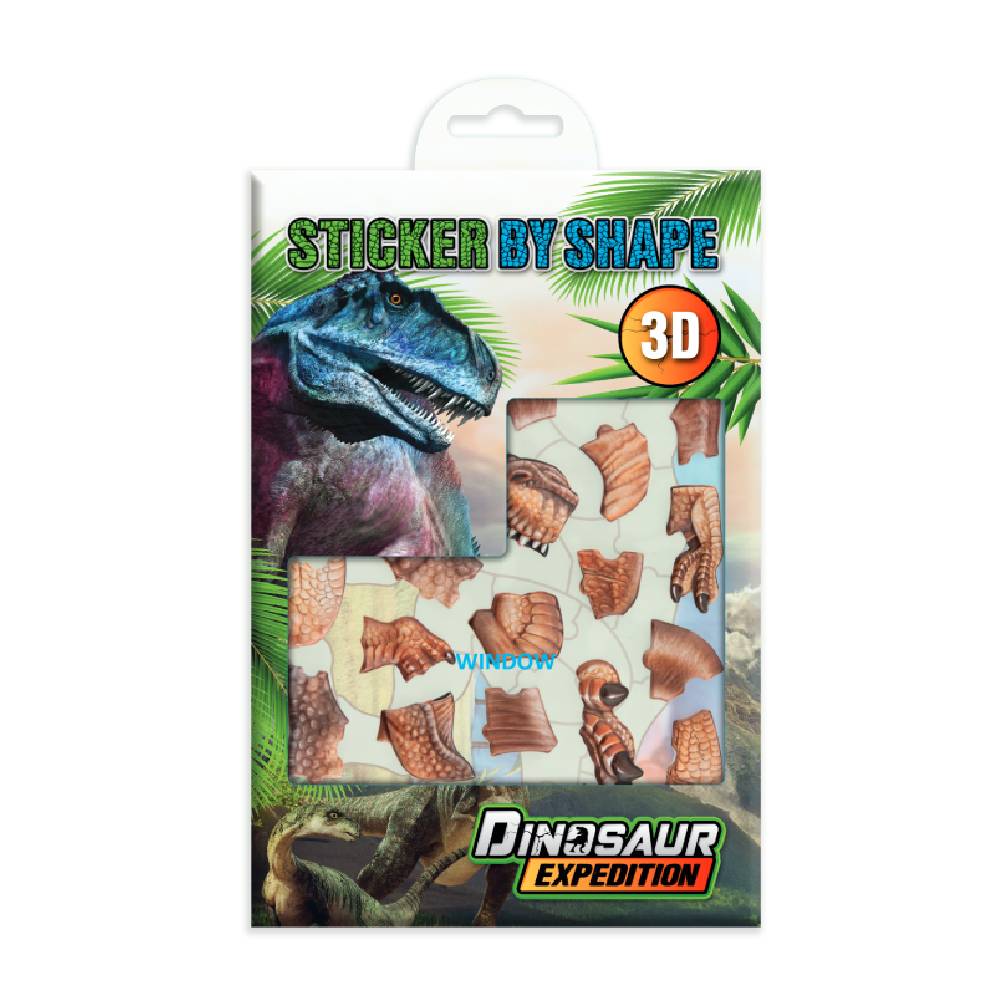 Dinosaur Expedition Стікербук за формами «Dino 1» (961031)