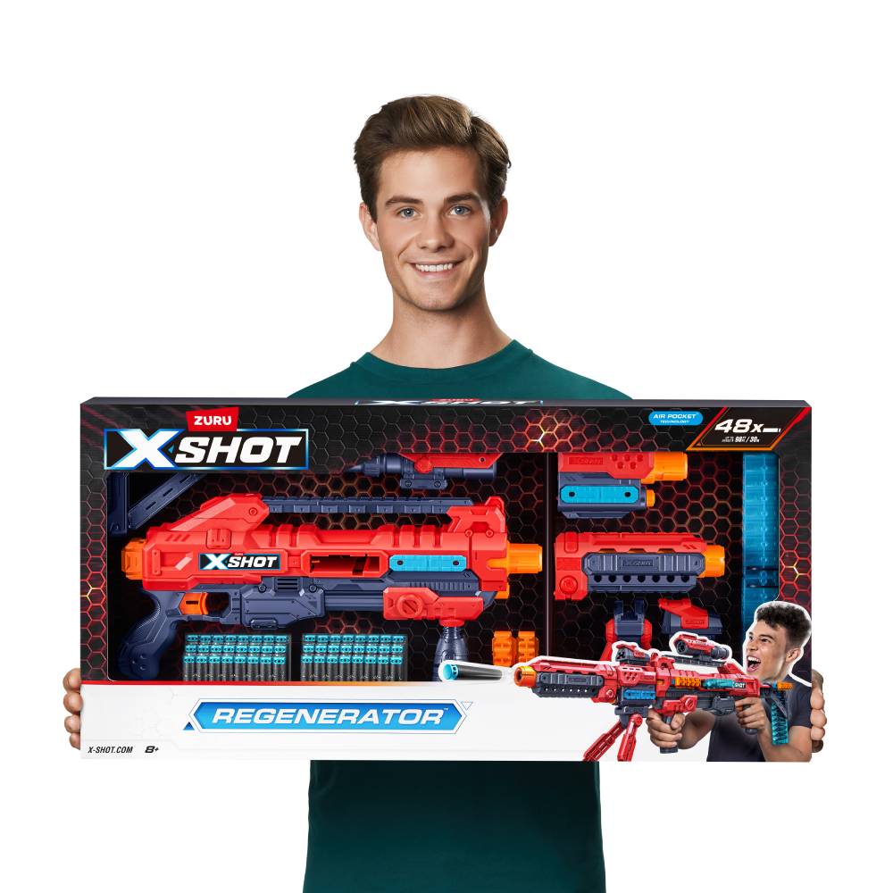 X-Shot Excel Regenerator Rapid Fire Blaster Set (48 rounds) (36173R)