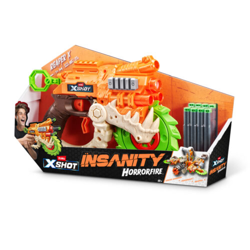 X-Shot Insanity Horrorfire Reaper-x rapid-fire blaster (8 rounds) (36730)