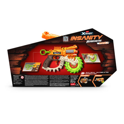 X-Shot Insanity Horrorfire Reaper-x rapid-fire blaster (8 rounds) (36730)