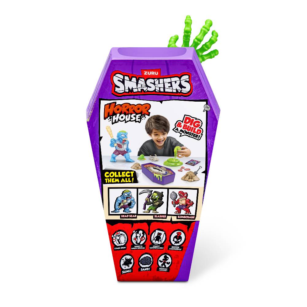 Toy in a set with accessories SMASHERS Horror House-Medium “Zombie” (74125B)