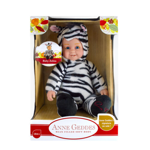 Anne Geddes doll &#8220;Little Zebra&#8221;, 31 cm  (572609)