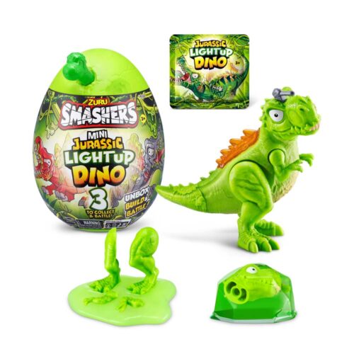 Игрушка в наборе с аксессуарами SMASHERS Mini Jurassic Ти-Рекс (74107B)