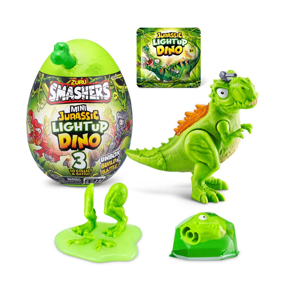 Игрушка в наборе с аксессуарами SMASHERS Mini Jurassic Ти-Рекс (74107B)