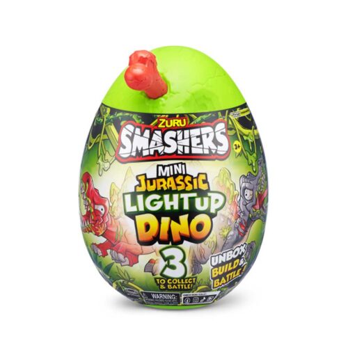 Игрушка в наборе с аксессуарами SMASHERS Mini Jurassic Стегозавр (74107D)