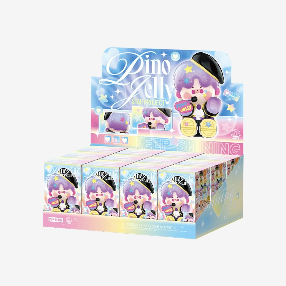 POP MART surprise toy with PINO JELLY collectible figure Star Project series (PGSP-01)