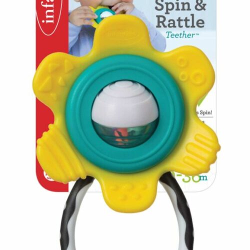 Teether rattle INFANTINO Flower (216314I)