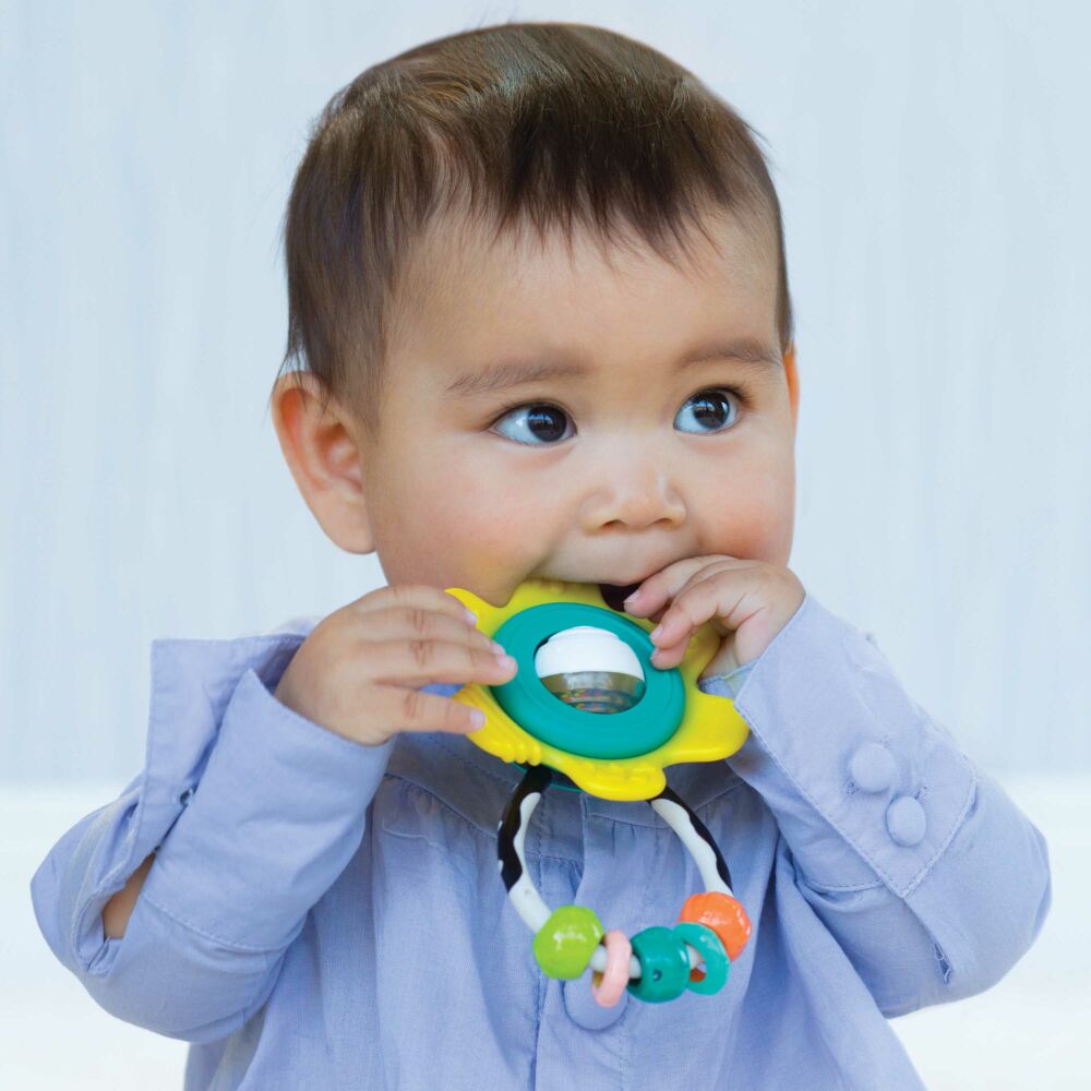 Teether rattle INFANTINO Flower (216314I)