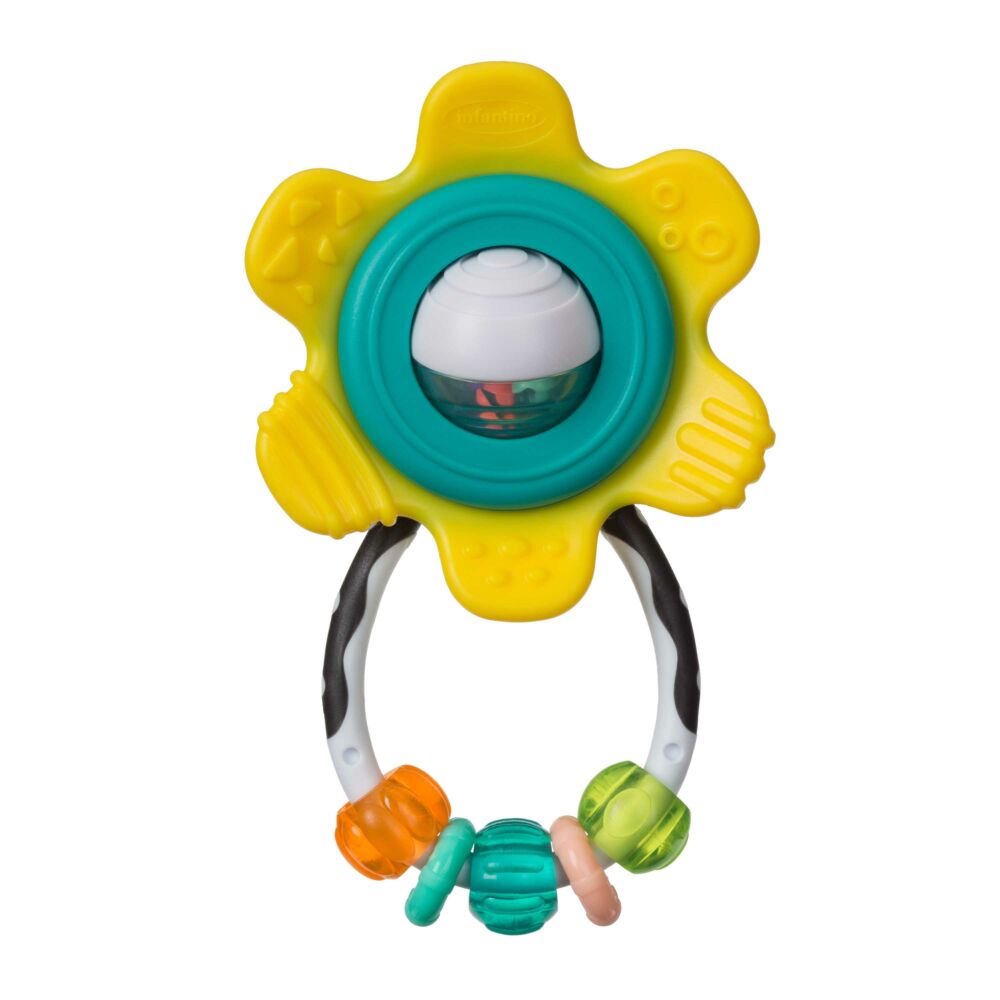 Teether rattle INFANTINO Flower (216314I)