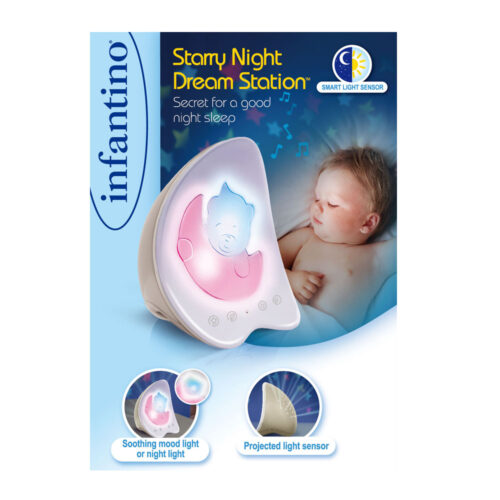 Світильник INFANTINO Зоряна ніч сірий (004907I)