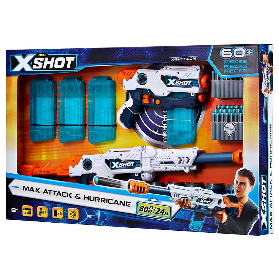 Набір бластерів X-Shot EXCEL Clip Blaster (6 банок, 48 патронів) (36123Z)