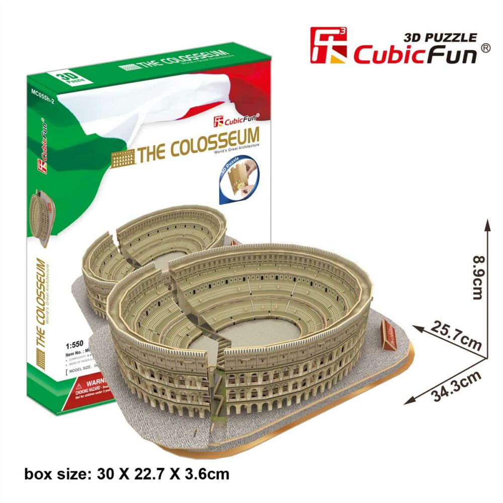 Трехмерная головоломка-конструктор CubicFun Колизей (MC055h-2)