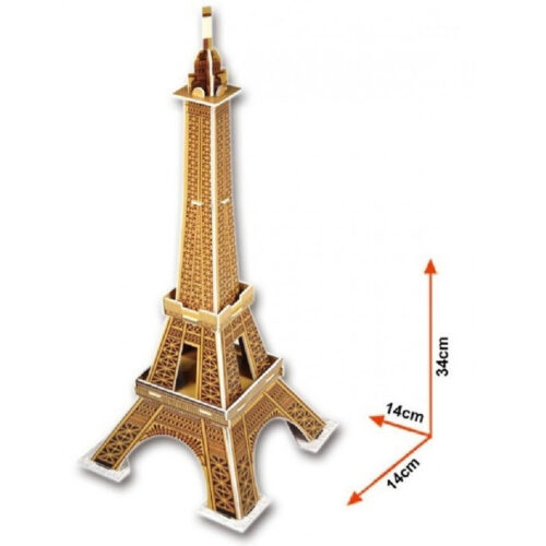 Eiffel Tower 3D Puzzle Constructor CubicFun Mini Series (S3006h)