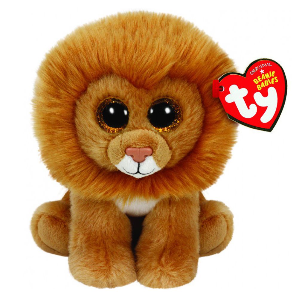 Мягкая игрушка TY Beanie Babies Лев Louie 15 см (42107)