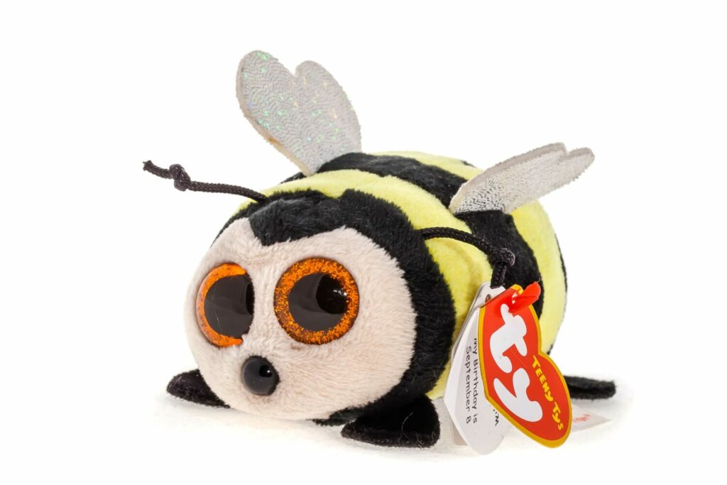 Stuffed toy TY Teeny Ty&#8217;s ZINGER Bee (41244)