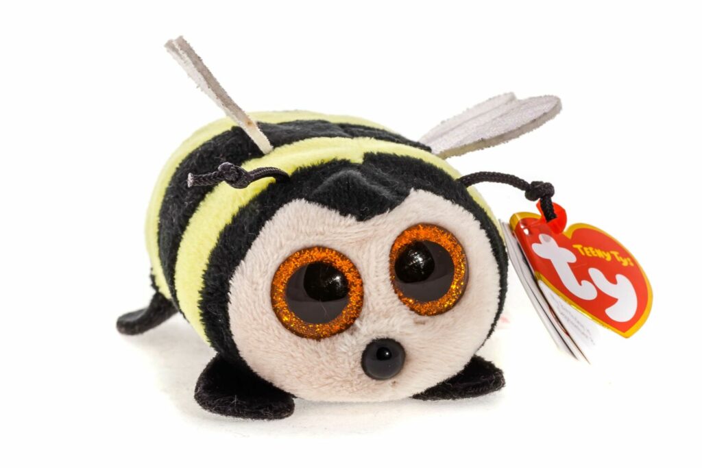 Stuffed toy TY Teeny Ty&#8217;s ZINGER Bee (41244)
