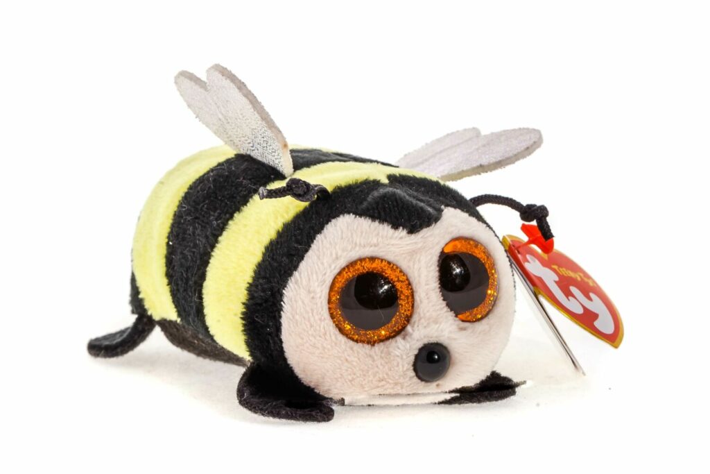 Stuffed toy TY Teeny Ty&#8217;s ZINGER Bee (41244)