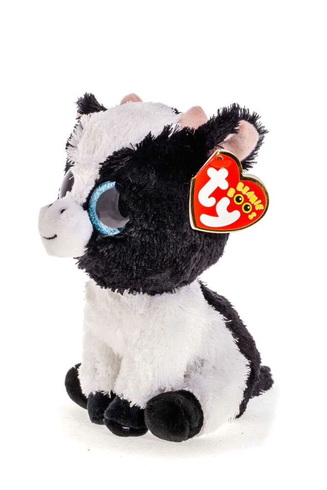 Мягкая игрушка TY Beanie Boo&#8217;s Коровка BUTTER 15 см (36841)