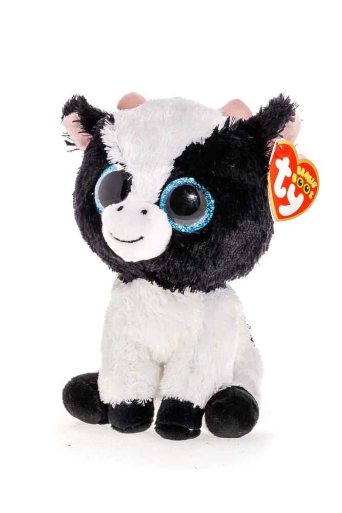 Мягкая игрушка TY Beanie Boo&#8217;s Коровка BUTTER 15 см (36841)