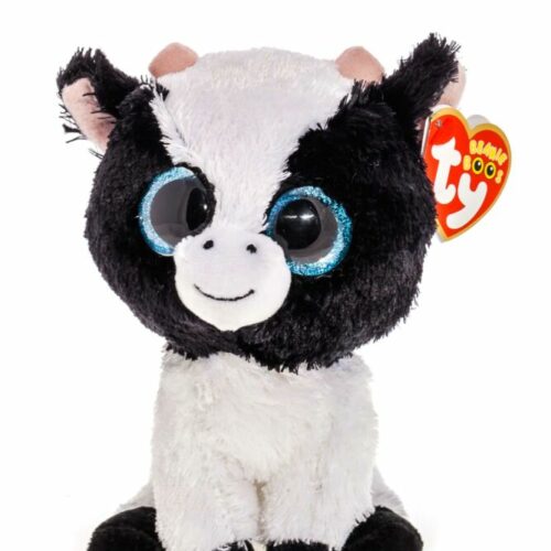 Мягкая игрушка TY Beanie Boo&#8217;s Коровка BUTTER 15 см (36841)