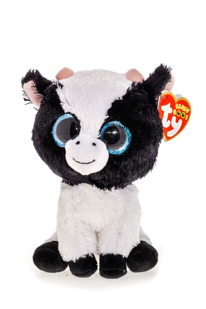 Мягкая игрушка TY Beanie Boo&#8217;s Коровка BUTTER 15 см (36841)