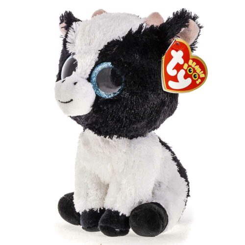 Мягкая игрушка TY Beanie Boo&#8217;s Коровка BUTTER 15 см (36841)