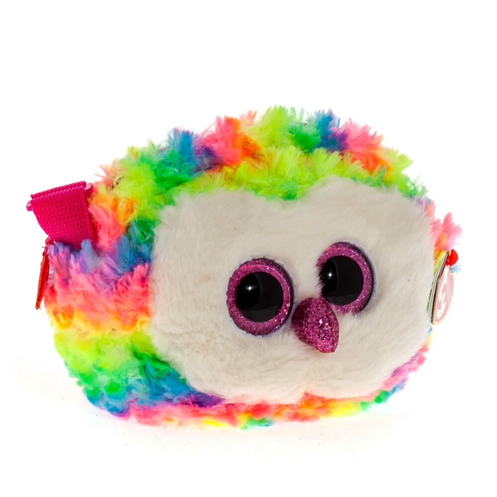 Stuffed toy TY Gear Colorful owl Owen handbag (95103)