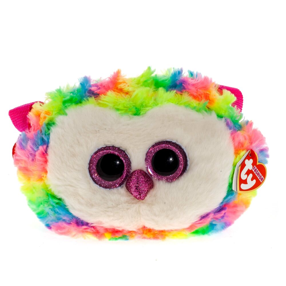 Stuffed toy TY Gear Colorful owl Owen handbag (95103)
