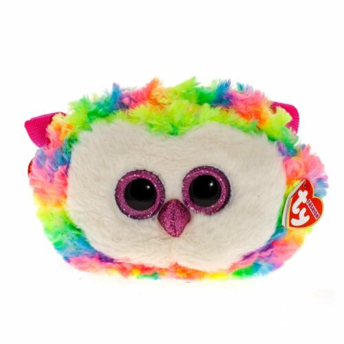 Stuffed toy TY Gear Colorful owl Owen handbag (95103)