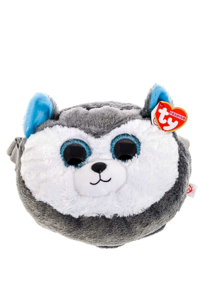 Мягкая игрушка TY Gear Хаски Slush сумочка (95107)