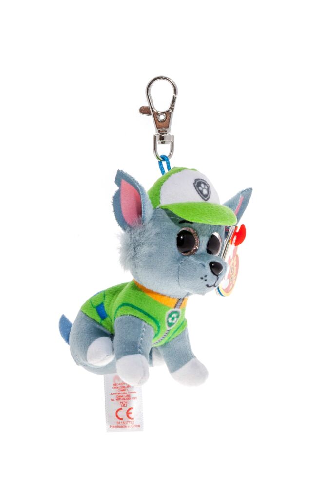 Мягкая игрушка TY Paw Patrol Пес Рокки брелок (41279)