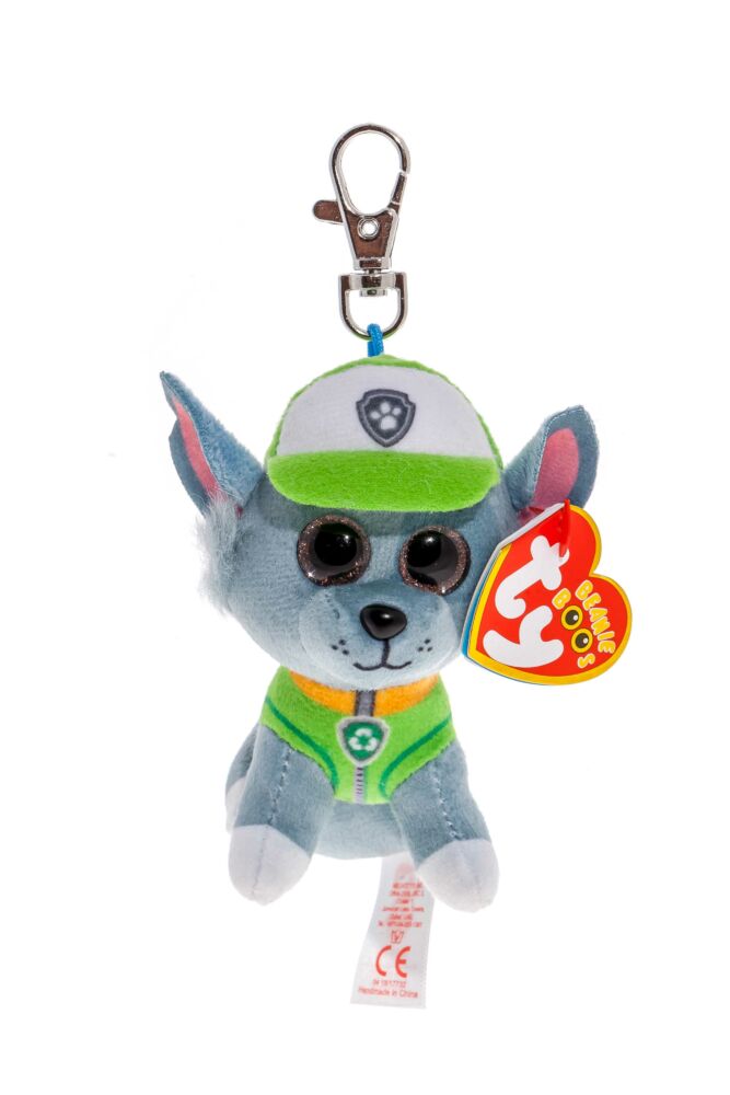 Мягкая игрушка TY Paw Patrol Пес Рокки брелок (41279)