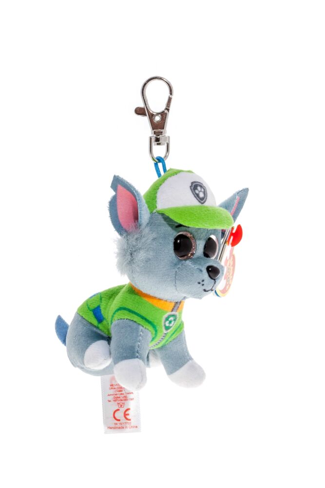 Мягкая игрушка TY Paw Patrol Пес Рокки брелок (41279)