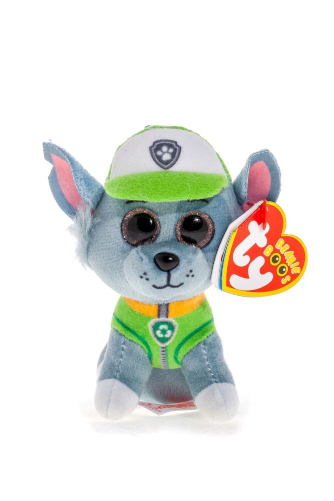 Мягкая игрушка TY Paw Patrol Пес Рокки брелок (41279)